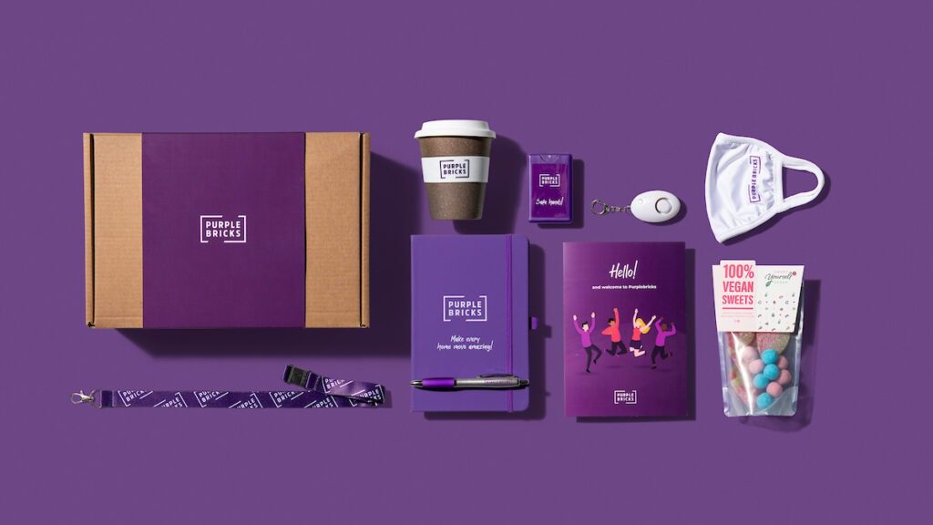 Purplebricks Branded Merchandise Swagpack