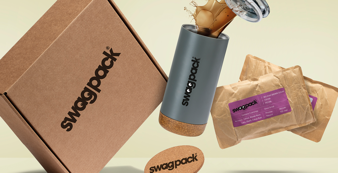 Image: A Swag Pack containing a insulated coffee cup