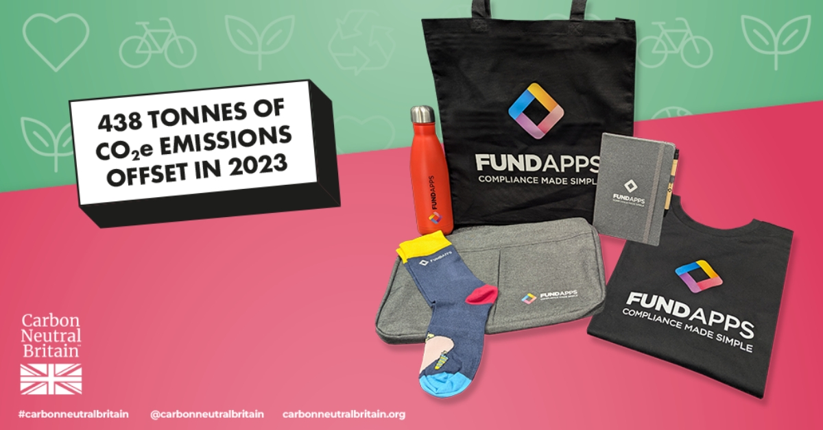 Image: Employee branded kits, a bag, sustainable packings and socks