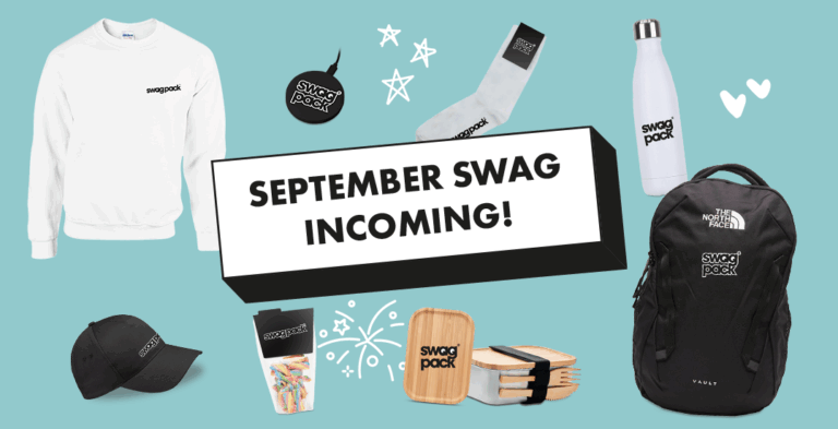 Image: Branded merchandise, sweater, polo shirt, backpack, water bottle USB ports